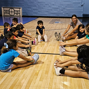 Volunteers and kids at WRTeenBoard